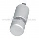ALUMINUM GLASS STANDOFF 32 X 44 MM WITH BUTTON END