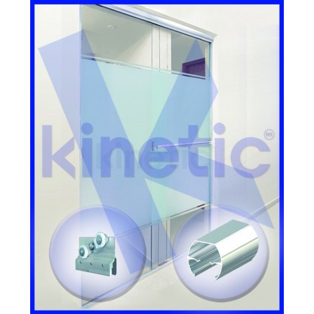 PUERTA DE BAÑO CABEZAL REDONDO CARRETILLA DOBLE 1.46X1875MTS ACABADO PINTURA HUESO